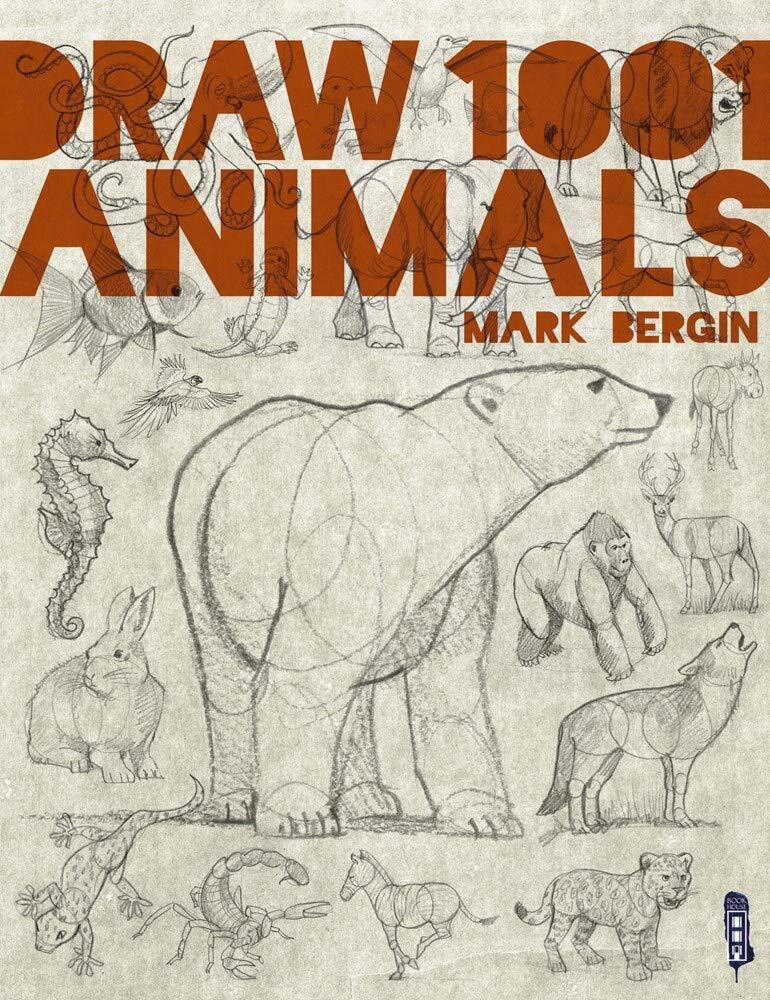 9781913337575 Draw 1001 Animals - Max Marlborough,Mark Bergin