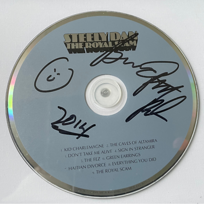 Steely Dan 'The Royal Scam' CD - Signed by Drummer Icon, Bernard