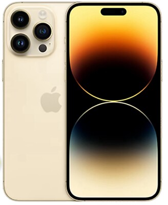 iPhone Pro Max 14 Gold, perfect Condition with TICTOK on it! ￼