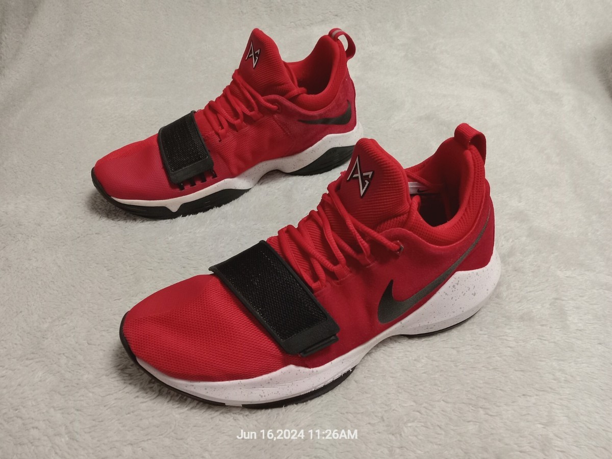 Size 9.5 - Nike PG 1 University Red for sale online | eBay