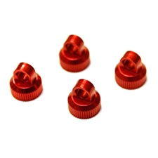 STRC Aluminum Upper Shock Caps (4Pcs) Red : Element Enduro