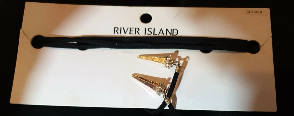 River island hotsell diamante choker