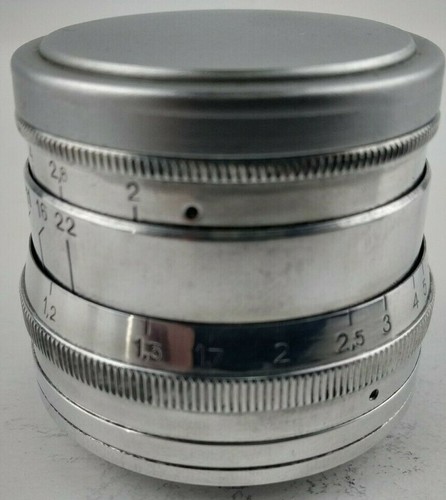 JUPITER 8 black lens 50mm f2.0 M39 mount Leica Portrait manual Sonnar made USSR - Picture 9 of 10