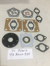 NOS New Vintage Polaris Gasket Set 71 TX 335 340 Racer Snowmobile FA Starfire