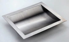 Stainless Steel Drop-In Deal Tray, Brushed Finish, 12" (w) x 10" (d)