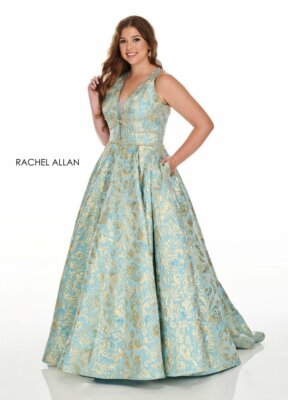 aqua and gold bridesmaid dresses Aquarius Bridesmaid Dress main image 0