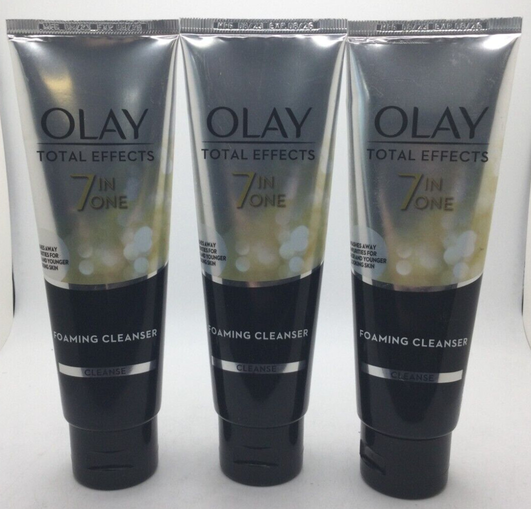 Olay Total Effects 7-in-1 Anti-Aging Foaming Cleanser, EXP 08/2026 (3PK)