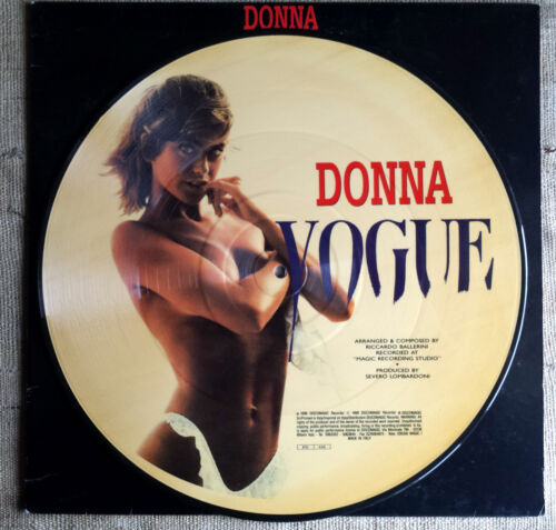 Donna ‎– Vogue Label: Discomagic Records ‎-  Vinyl PICTURE DISC - Picture 1 of 1