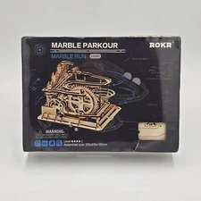 ROKR Marble Parkour Marble Run LG501 3D Wooden Puzzle Model Kit NEW Sealed