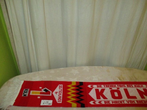 Köln Original Fan Schal "DIE TREUEN FANS AUS KÖLN" KÖLN "DIE MACHT AM RHEIN" Neu - 第 2/3 張圖片
