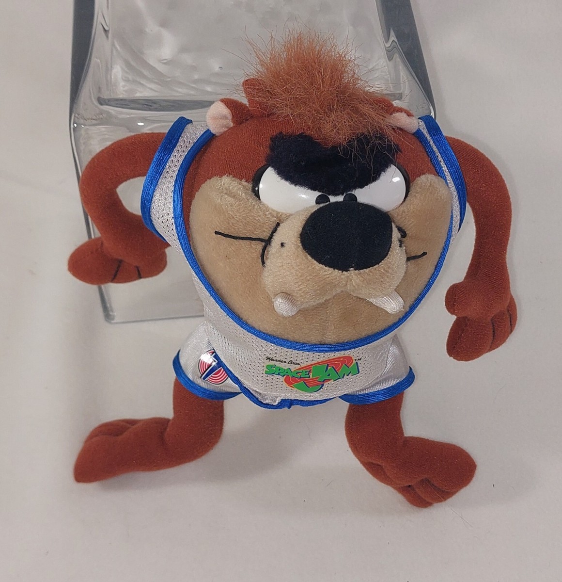 Vintage Space Jam 1996 Taz Plush McDonald's Toy Looney Tunes