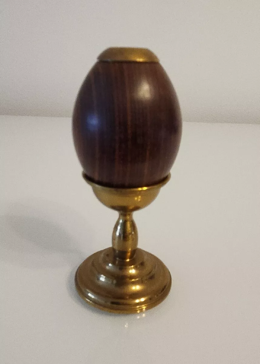 Van Cort Instruments Wooden Egg Shape Kaleidoscope Brass Stand USA FREE SHIP