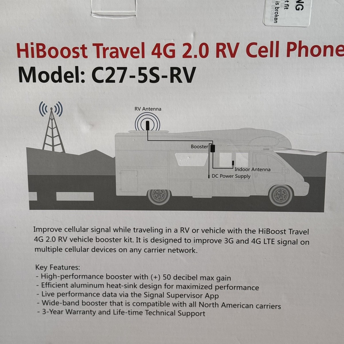 Booster Kit Hiboost Travel 4g Rv HiBoost TraveTravel 4G RV LTE