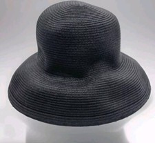 Charter Club Bucket Hat Sun Beach Summer Fun Hat Black Attitude Hat OSFM