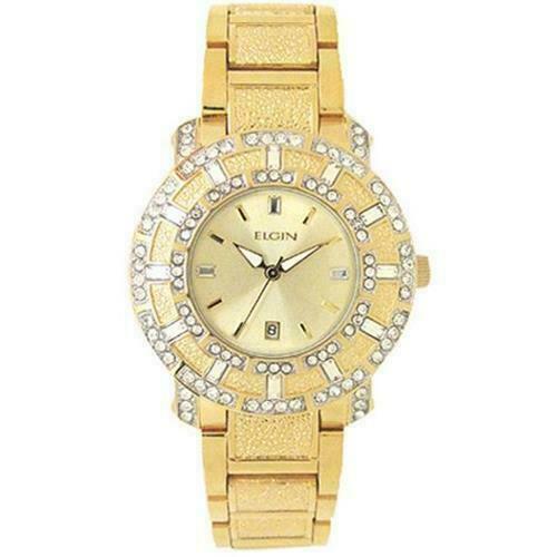 【人気 稼働品 999.9】ELGIN ゴールド 腕時計 ダイヤモンド装飾 稼働 超美品 ELGIN レディースウォッチ ファインゴールド インゴット