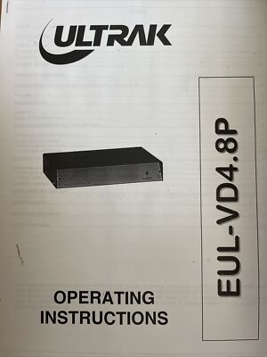 Video Distributor 4in / 8out Ultrak EUL-VD4.8P Neu & OVP
