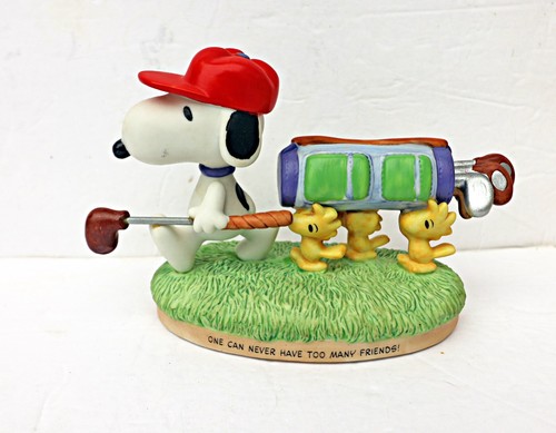 PEANUTS GALLERY – SNOOPY - "ONE CAN NEVER HAVE TOO MANY FRIENDS" FIGURINE - NEW - Picture 10 of 15