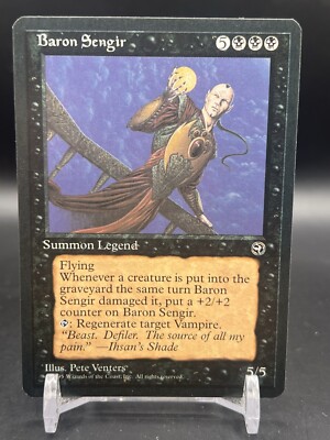 Carta Magic: The Gathering – Grandmother Sengir (Nonna Sengir) – Rara, Set Homelands (HML), Singola - 2