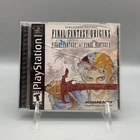 Vintage Final Fantasy Origins Sony PlayStation PS1 Squaresoft Black Label READ