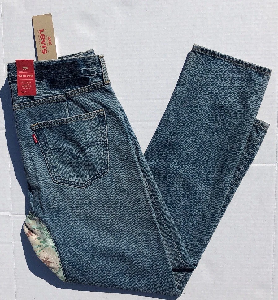 NWT Levi s Premium Gusset Altered Taper Men s Denim SZ 34x32