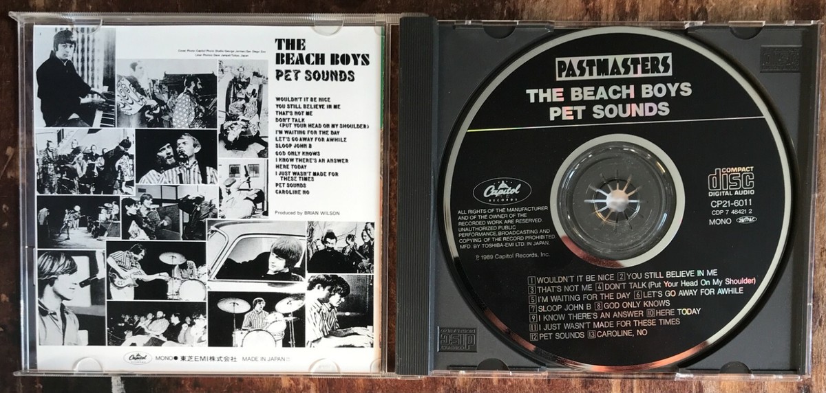Pet Sounds The Beach Boys 1989 Japan CD Cp21 6011 OBI HTF