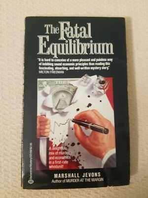 Fatal Equilibrium by Marshall Jevons 1986 Mass Market Paperback Snug binding 