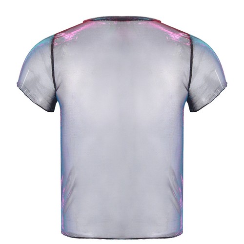 Mens Deep V-Neck Shirts Low Cut Stretch Basic Cotton Top Athletic Muscle T-Shirt - Picture 18 of 23