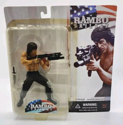 Rambo Trilogy Mirage Toys Action Figure Rambo III EXTREMELY RARE HTF New 