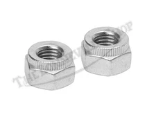 Triumph BSA Norton 1/4"-28 TPI UNF Cleveloc Nuts (2) PN# 14-1201