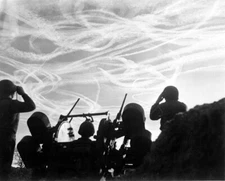 Fighter Plane Dog-fight over Puffendorf, Germany 8x10 World War II WW2 Photo 634