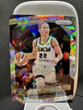 2025 Panini Prizm WNBA #124 Courtney Vandersloot Cracked Ice Prizms - Sky