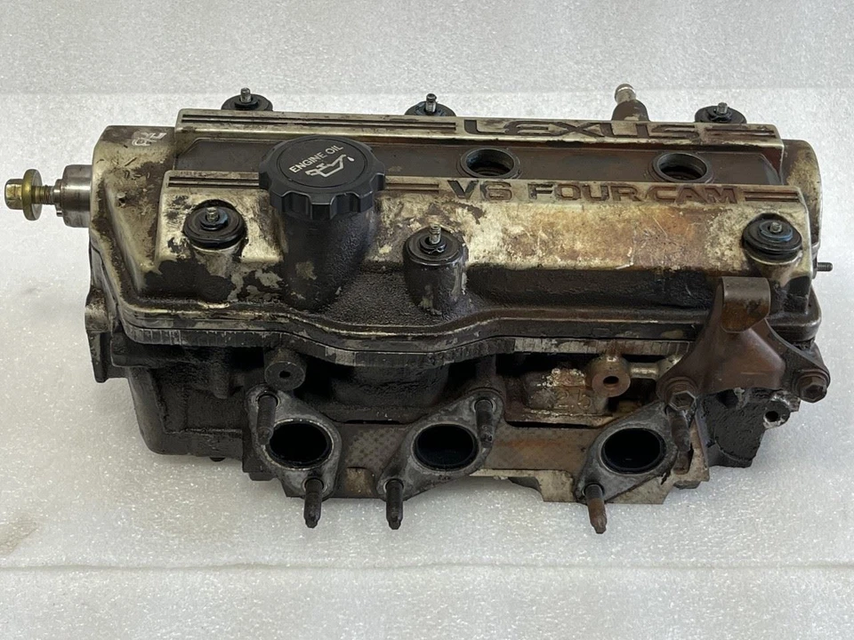 1991 LEXUS ES250 LEFT DRIVER SIDE ENGINE CYLINDER HEAD ASSEMBLY Foto 2 de 4
