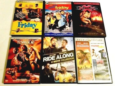Ice Cube DVD Lot: Friday, Next Friday, Torque, Ride Along 1 & 2, All About The..