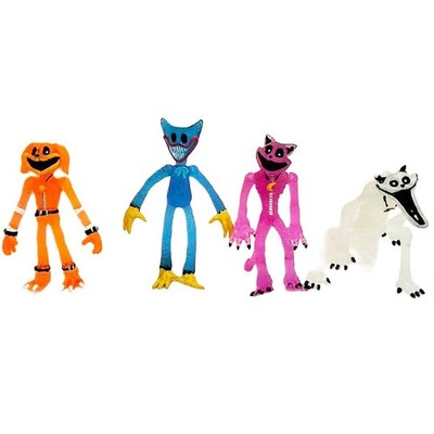 Pack Of 4 CAT NAP Figure 6  FNAF Five Nights At Freddy's MEXICAN Toy New