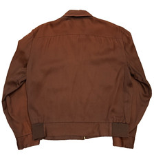 Gabardine Brown 1950s Vintage Outerwear Coats & Jackets for Men