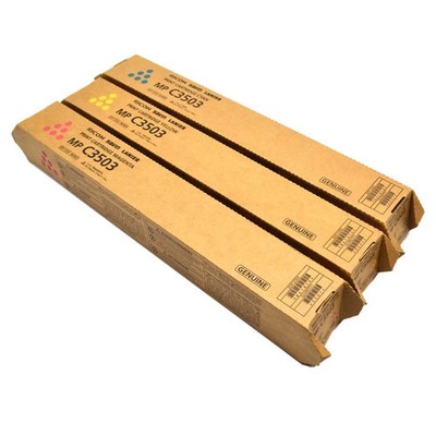 Genuine Ricoh Savin Lanier MP C3503 841814 841815 841816 CMY Print Cartridges