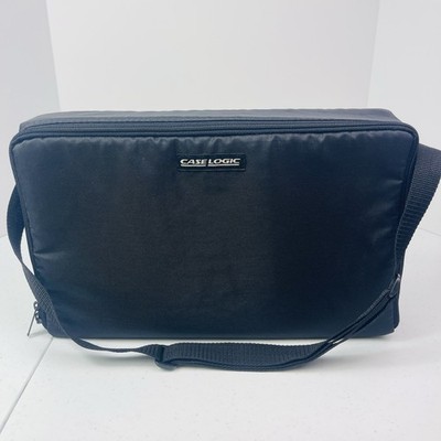 Vintage Case Logic 30 Cassette Tape Carrying Case Bag Pocket Zippered