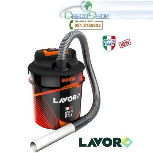 Aspiracenere Lavor Ashley 1.2 800W 14L | Il Top per Stufe a Pellet