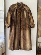 Gorgeous Chocolate Brown Mink Fur Coat Blond Highlights Free Shipping! No Tariff