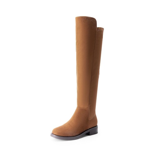 Bottes Roberto Cavalli Milieu De Cuisse - Taille 8 - Cuir Noir - Occasion Très Bon état