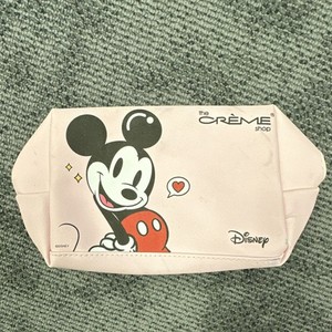 The Crème Shop Disney Mickey & Minnie Mouse Pink Cosmetic Bags