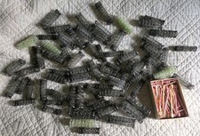 70 Vintage Wire Brush Hair Rollers Curlers Sm Med Lg, With Hair Pins