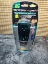 Monster Power HT200 Home Theater PowerCenter Surge Protect Cable/VCR/Satellite