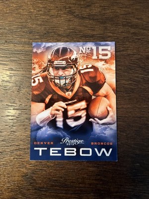 2012 Playoff Prestige - Tim Tebow Tim Tebow #14 /1500 Denver Broncos NFL Card