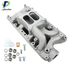 Dual Plane Intake Manifold For Ford SB 260 289 302 Windsor Air Gap Satin