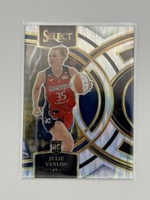 2024 Panini Select WNBA #160 Julie Vanloo Silver Flash Prizm Mystics ￼￼