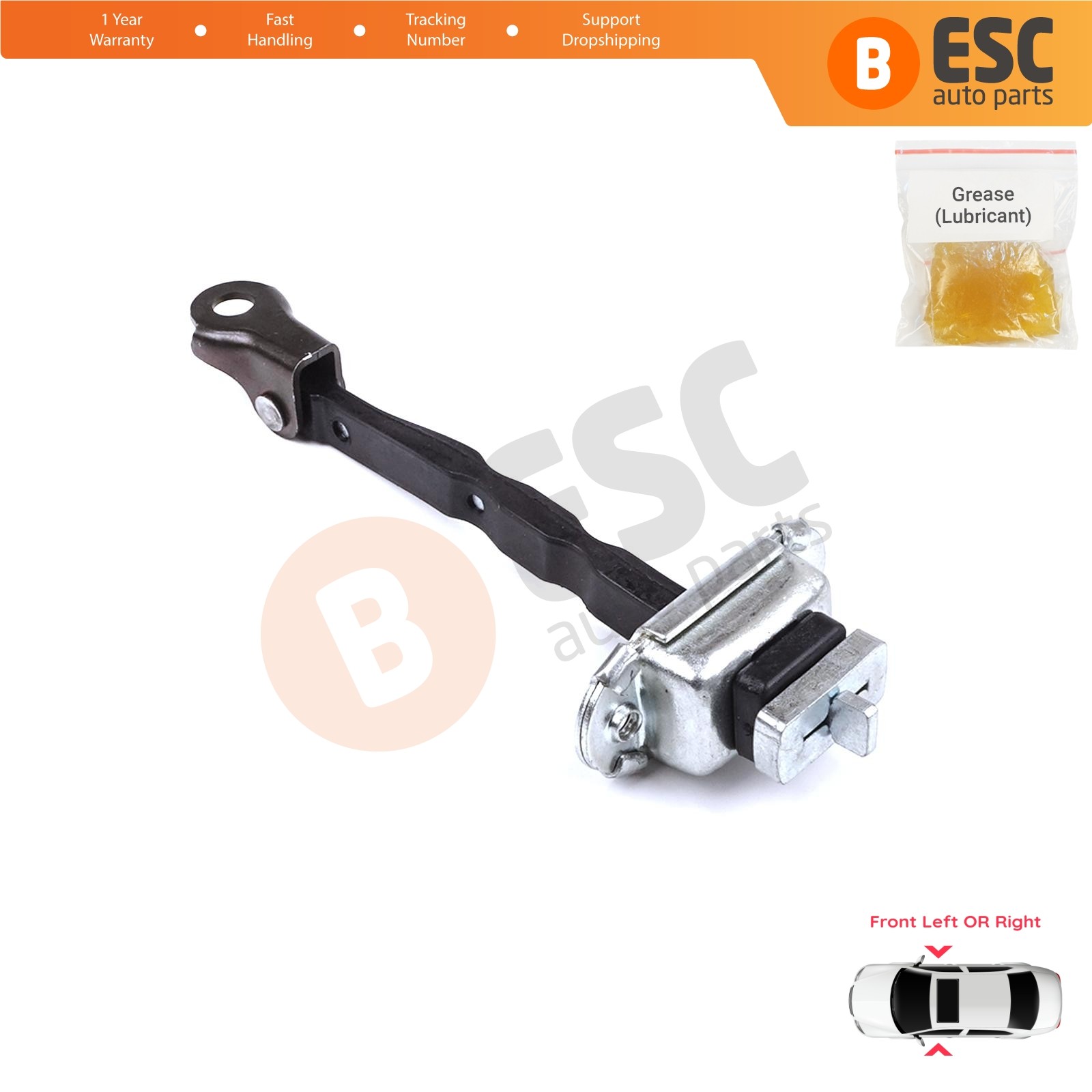 Front Door Stop Check Assy Limiter for Toyota C-HR MK1 X1 AX10 AX50 2016-2024