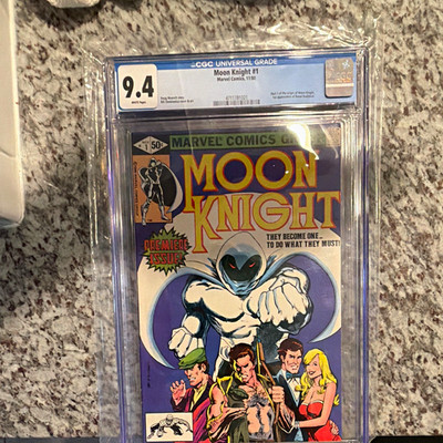 Marvel Moon Knight #1 CGC 9.4 1980 White Pages Key Issue First Appearance