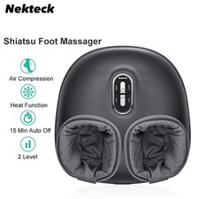 Nekteck Shiatsu Foot Massager with Heat, Eligible Deep Kneading Air Compression
