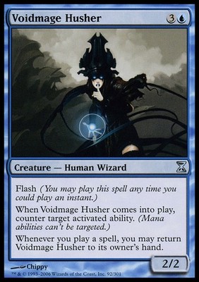 Time Spiral Voidmage Husher - Foil x1 Light Play, English Magic Mtg M:tG